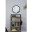 Miroir mural 20 po avec cadre en bois foncé - pour le salon, la salle à manger, le vestibule, la salle de bain, le bureau-129487246