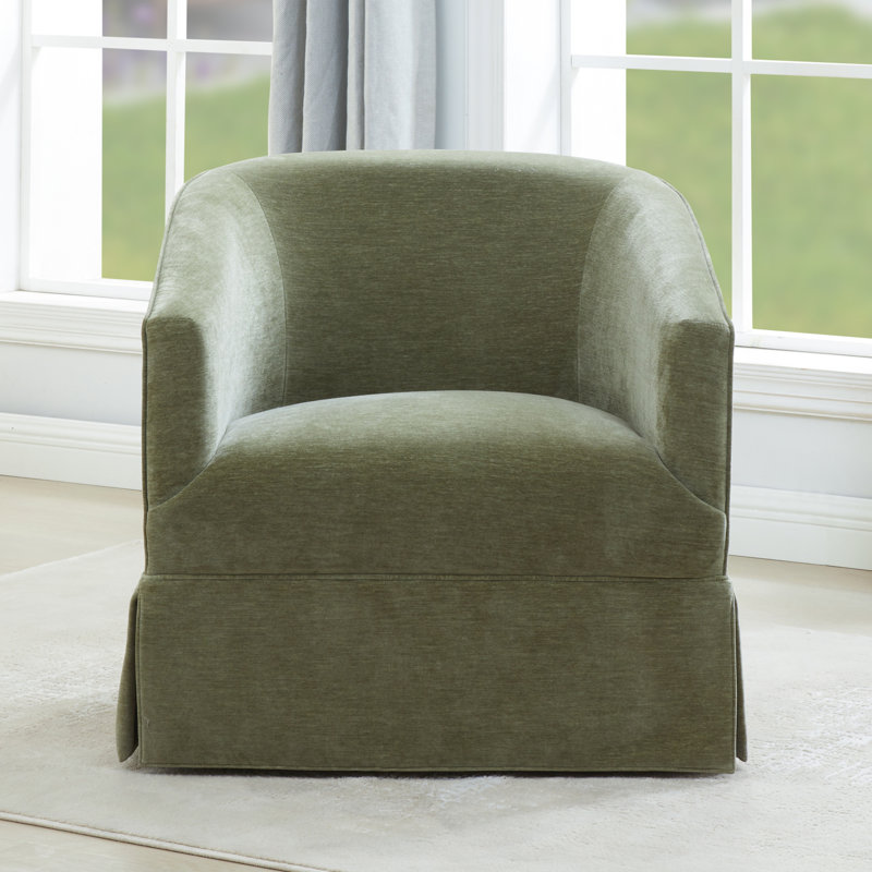 Chaise pivotante à jupe, Vert