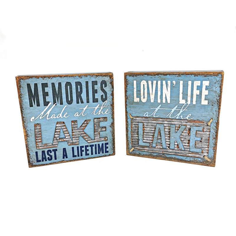 Ensemble de 2 plaques de décoration murale