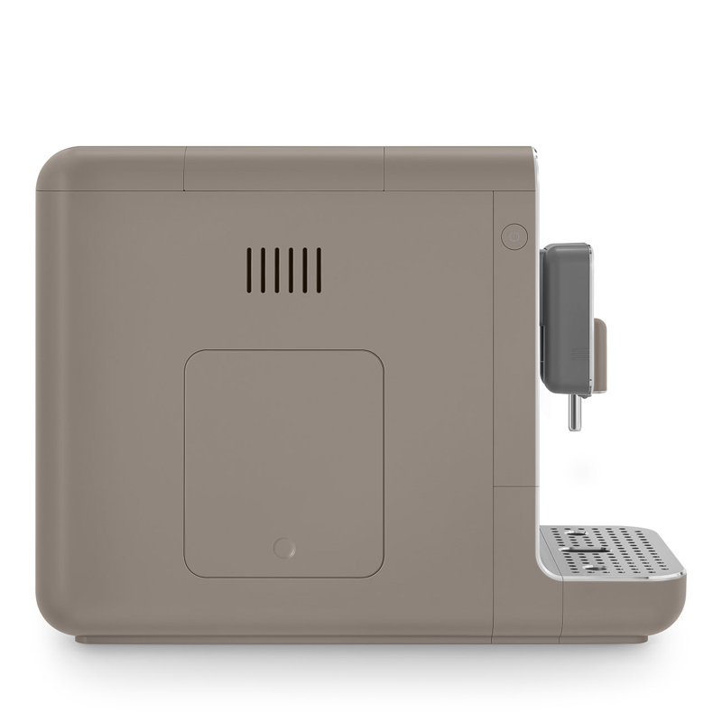 SMEG Fully-Auto Espresso Machine w/ steam wand, Taupe