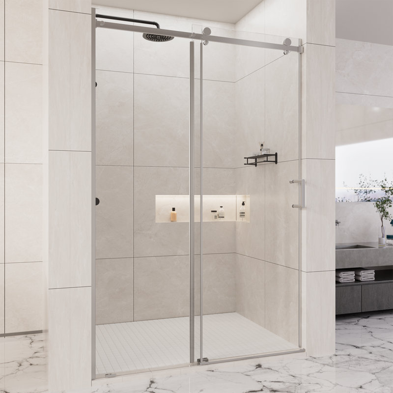 Porte de douche en verre trempé