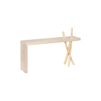 Branch Waterfall Console Table in Bleached
