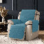 Quilted Reversible Box Cushion Recliner Slipcover