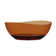Marfa 63'' x 37'' Oval Wave Semi Transparent Resin Freestanding Soaking Bathtub