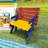 Kid's Multi-Functional Arm Chair,Table+ 2 Benches