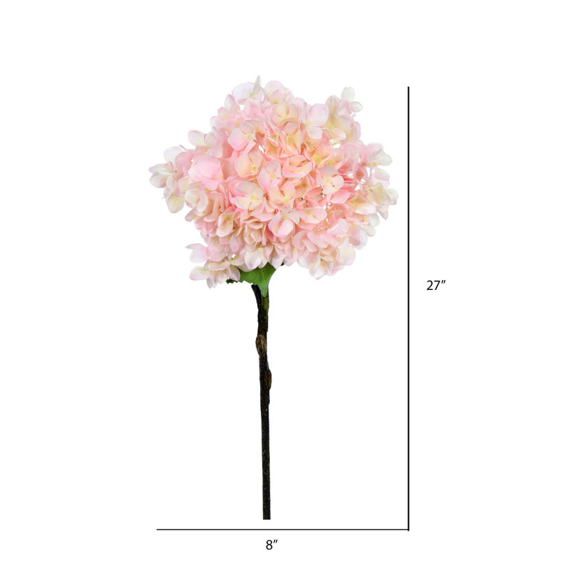 Artificial Hydrangea Spray, Pink