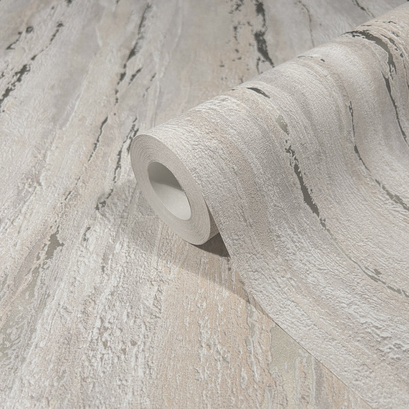 City Romance Industrial Wallpaper, Beige Orange