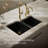 Executive Chef 33" L x 22" W Undermount Kitchen Sink with 4 Oversize Faucet Holes-1742878