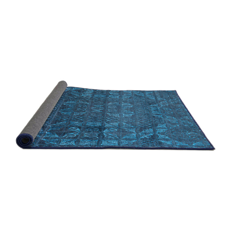 Tapis abstrait moderne 4498, Rond 5 pi