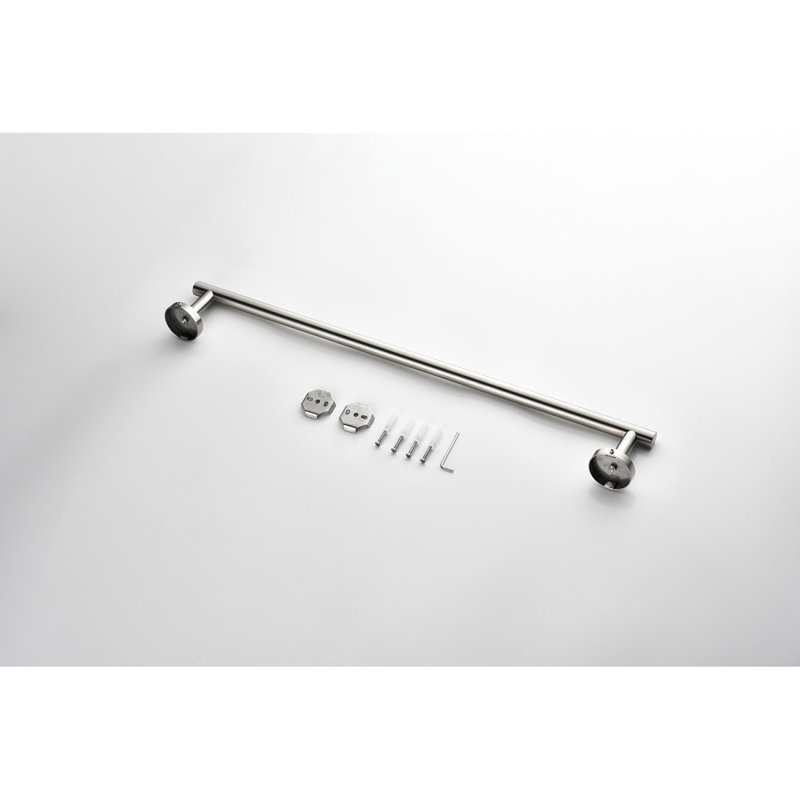 Ensemble de porte-serviettes de salle de bain en acier inoxydable 6 pièces, Brushed Nickel