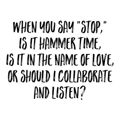 " Collaborate "