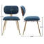 Chaise d'appoint rembourrée en coton Jahking-353596704