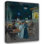 «Parisian Café at Night» par Ludwik De Laveaux, reproduction d'art sur toile tendue avec châssis