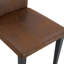 Elegant 47.3-inch Round Dining Table Set With Double-layer Storage & 4 Brown Upholstered Chairs