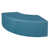 Similicuir bleu sarcelle paon