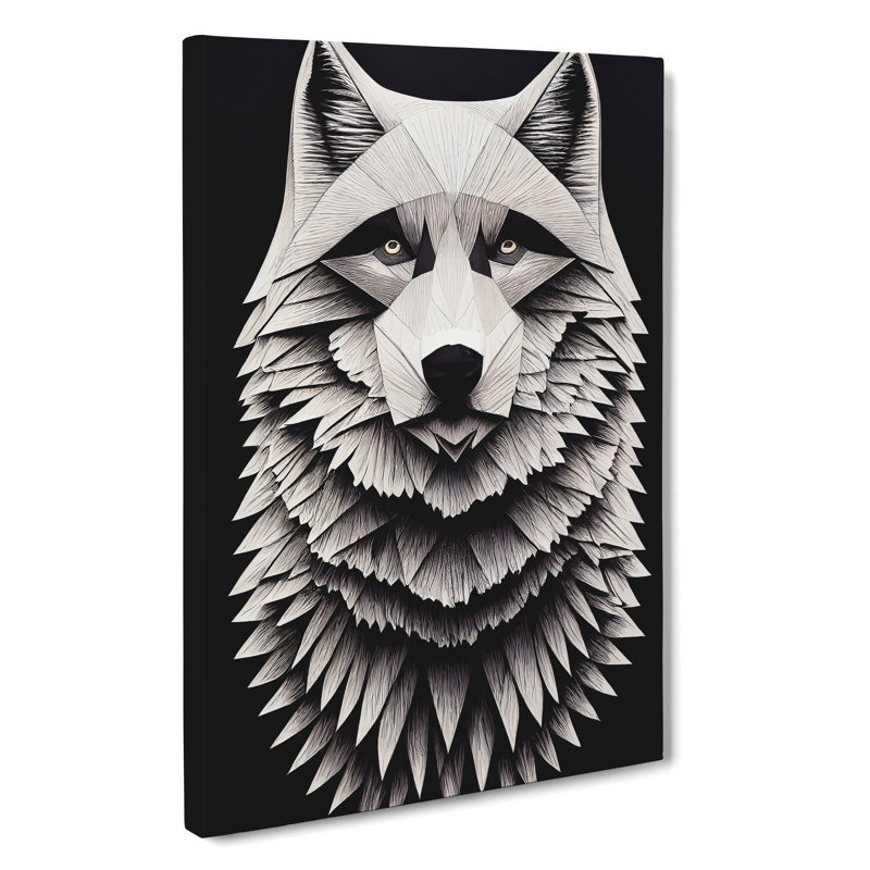 Royal Wolf - Wrapped Canvas, 60cm H x 40cm W x 3cm D
