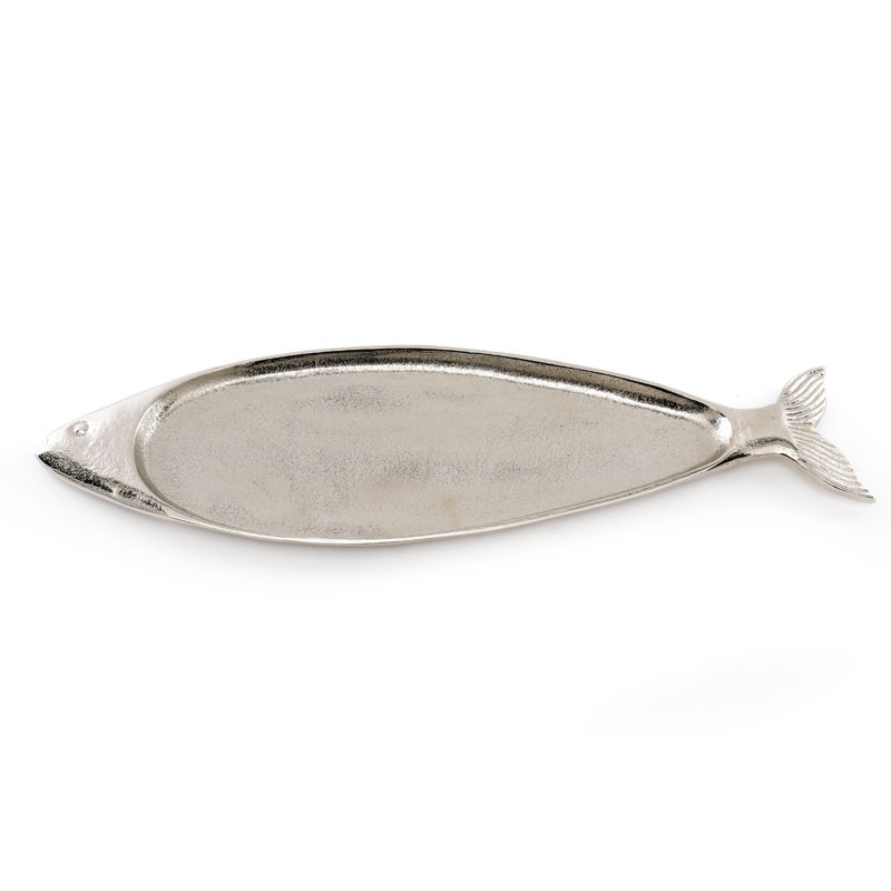House Of Hampton Aluminum Tray, 5cm H x 59cm W x 5cm L