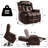 Infinite Position Dual Motor Power Lift Recliner Chair Leather Chair with USB, Heat and Massage-233923938