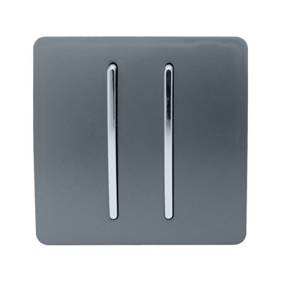 Trendi Switch 2 Gang Retractive Home Automation Switch