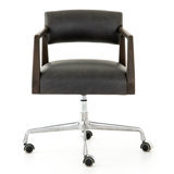 Tyler Leather Swivel Task Chair