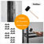 90cm W Steel Height -Adjustable Shelving Unit