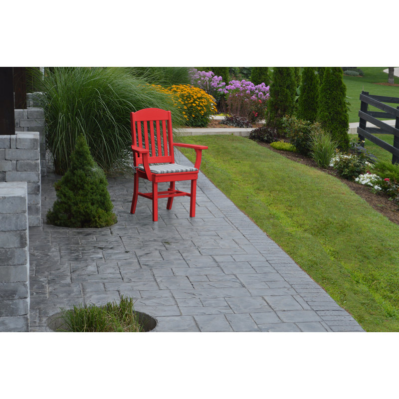 Chaise de patio Nettie, Rouge vif