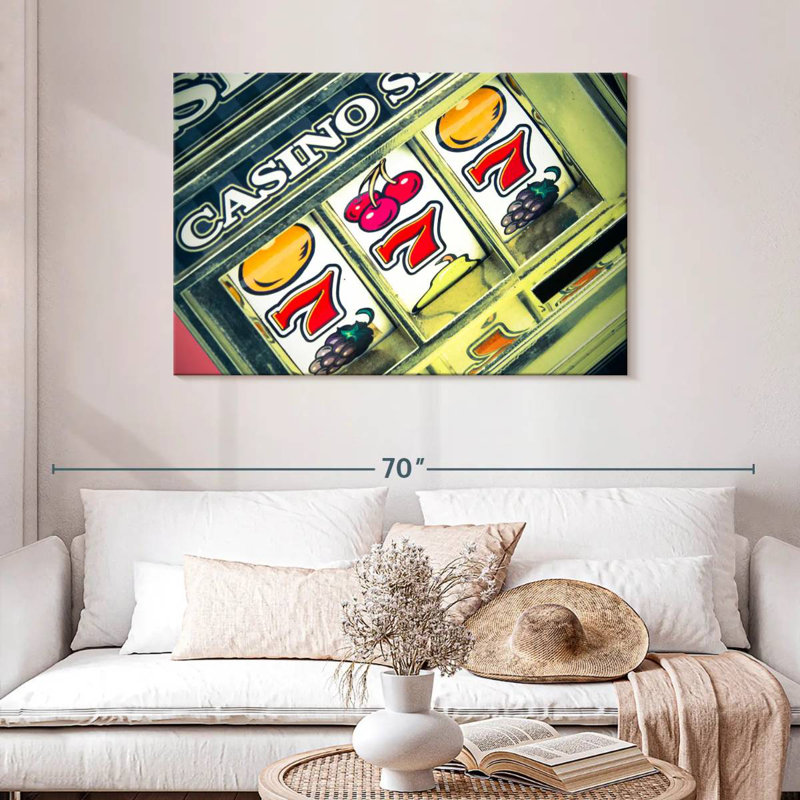 Senne Slot Machine Display, 30" H x 45" W