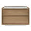 2 - Drawer Nightstand in Dark Grey-1347834577