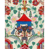 GYPSY FAIRYTALE Cream Wallpaper
