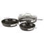 All-Clad Essentials 4-Piece Non-Stick Skillet Set with Lids
