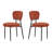 Upholstered Dinning Chair Set Of 2-Orange-1221617795