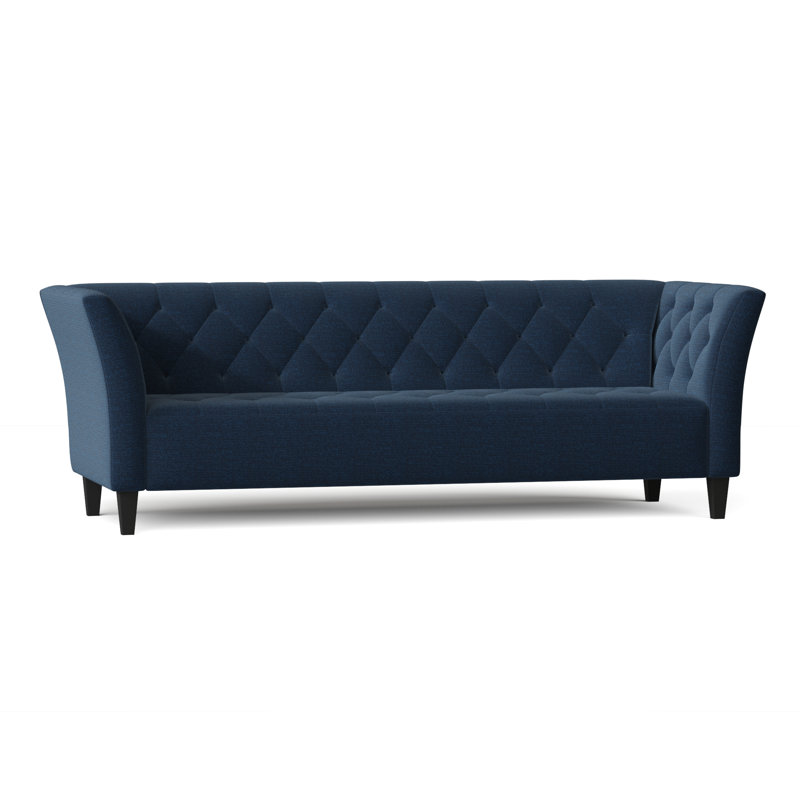 Carruth Upholstered 91'' Sofa, Vibe Solitude Chenille