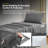 6 Piece Quilted Solid Stripe Comforter, Sheet Set And Mattress Protector Bedding Bundle, Twin-122547336-122547334