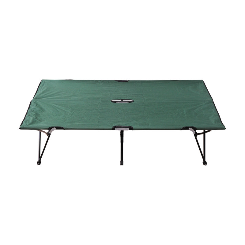 Lit de camp double pour deux personnes, Vert