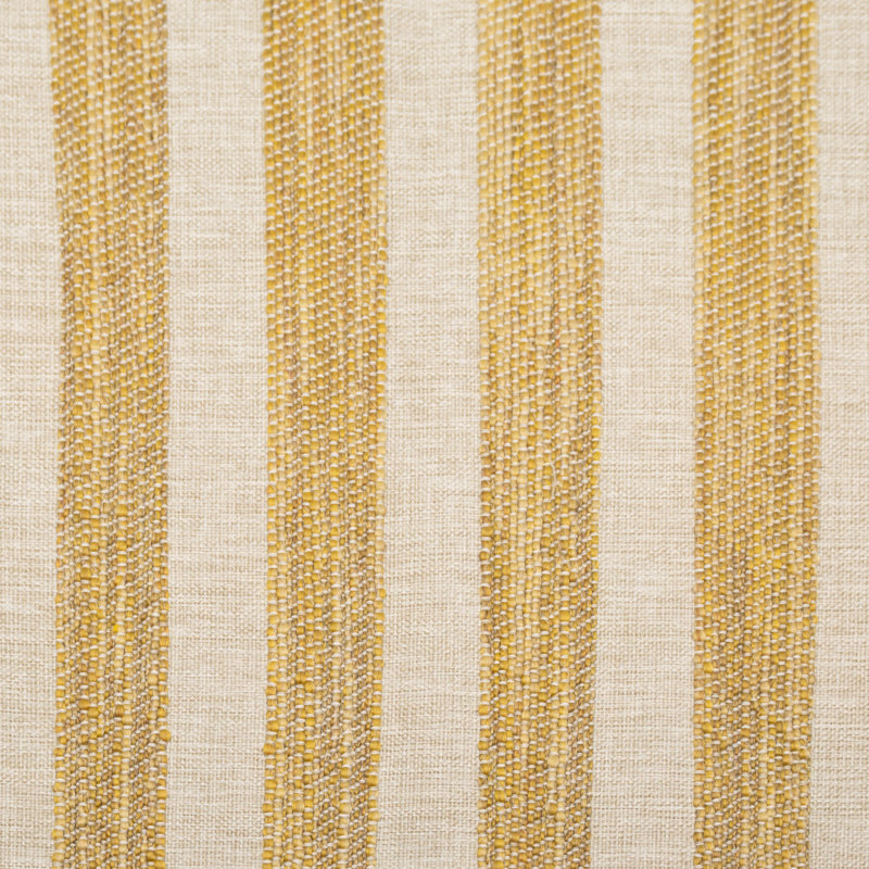 Indira Square Indoor / Outdoor Pillow Cover & Insert, Fez Ochre Striped, Square 15.75"