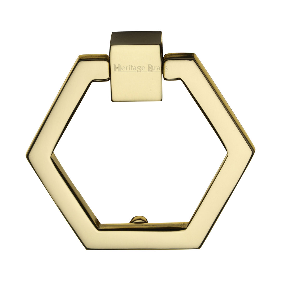 Heritage Brass Heritage Cabinet Drop Pull Hexagon Design