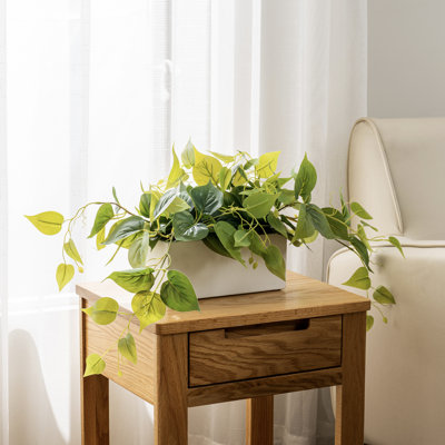 Artificial Fake Plant Pothos Faux Greenery