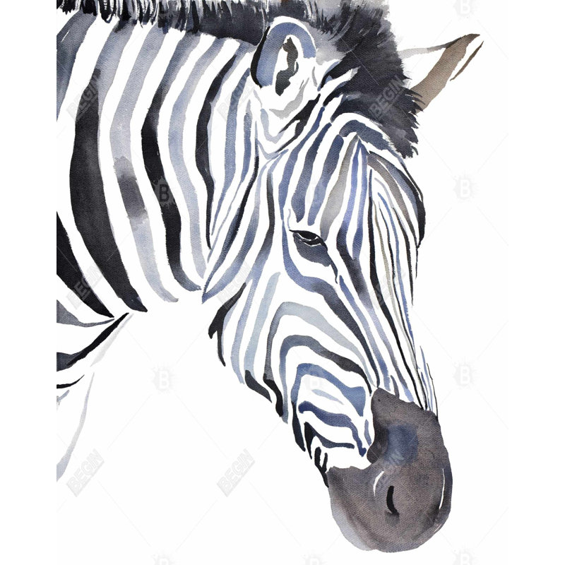 "Zèbre" sur toile