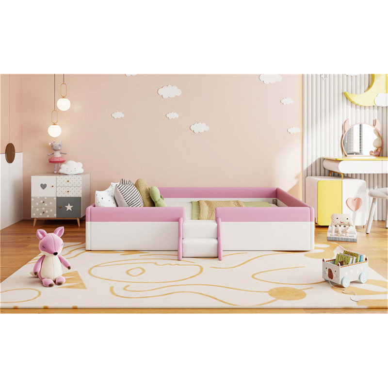 Twin Upholstered Daybed with Trundle, Sturdy Wood Frame and Space-Saving Design for Guest Rooms or Kids’ Sleepovers., Twin
