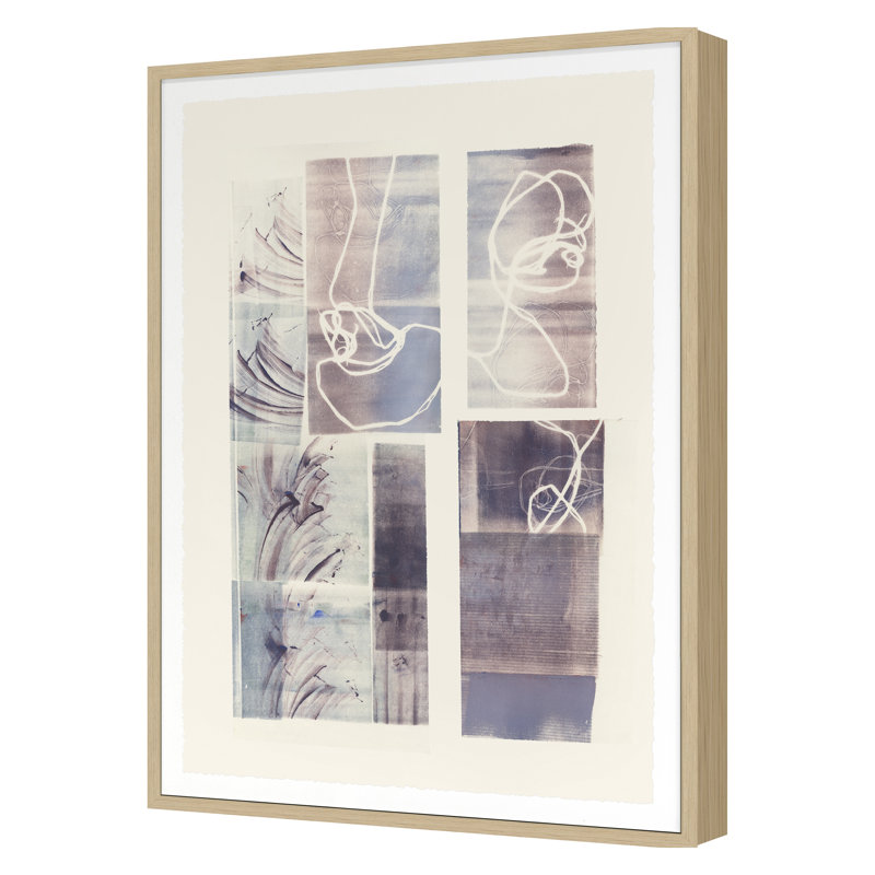 Configurations 7 Print by Paschke, Chris, Nordic Oak Single Picture Framed, 40'' H x 29'' W