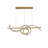 2-Light Dimmable Brass Steel LED Chandelier With Clear Crystal