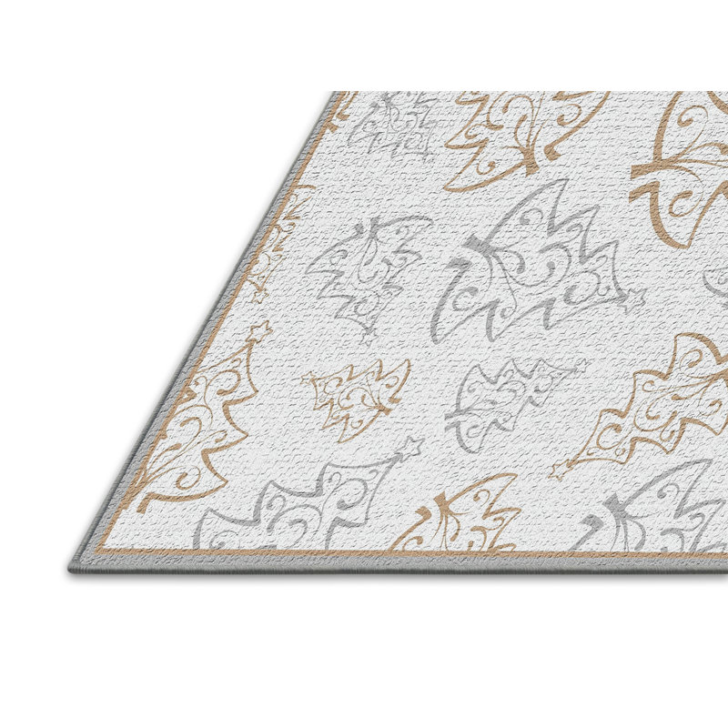 Abstract Indoor Rug, Rectangle 2' x 4'