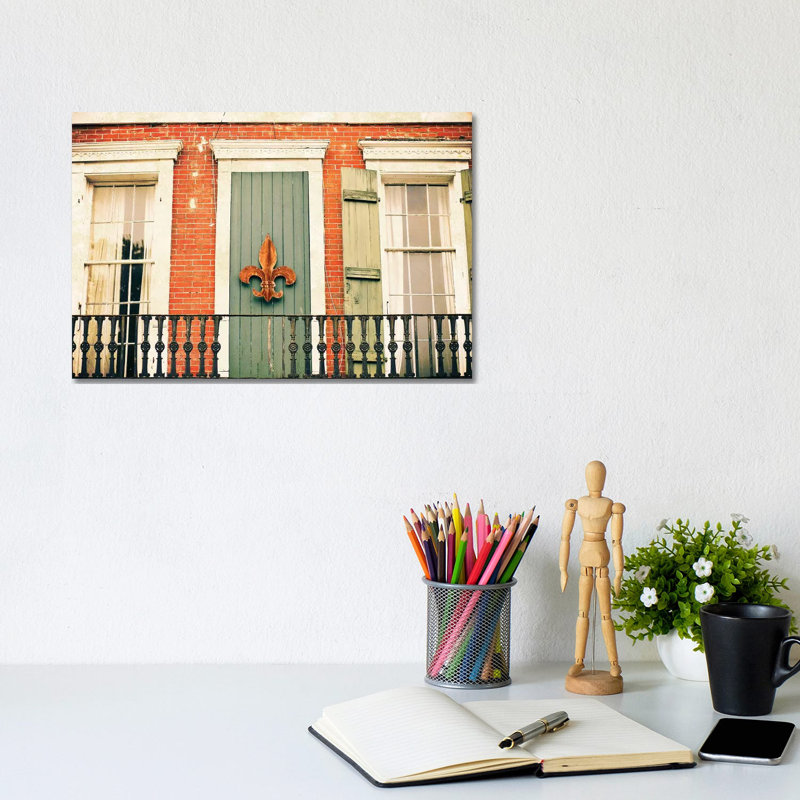 French Quarter - photographie sur toile tendue, H 8 po x l 12 po x P 0,75 po