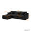 Canapé modulaire rembourré avec repose-pieds-110374989-110374990