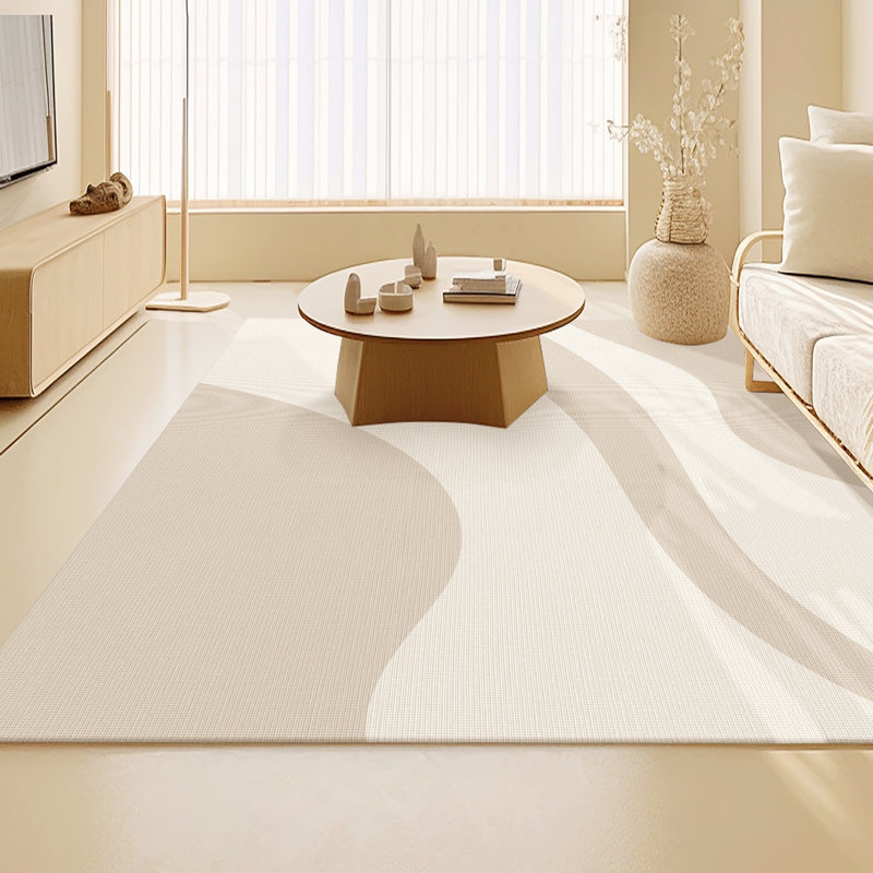 Tapis rectangulaire Kaiyue avec envers antidérapant, Rectangle 4 pi 7 po x 6 pi 7 po