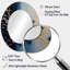 Décoration murale miroir bleu ovale Blue Cherry Blossom Branch II-705830148