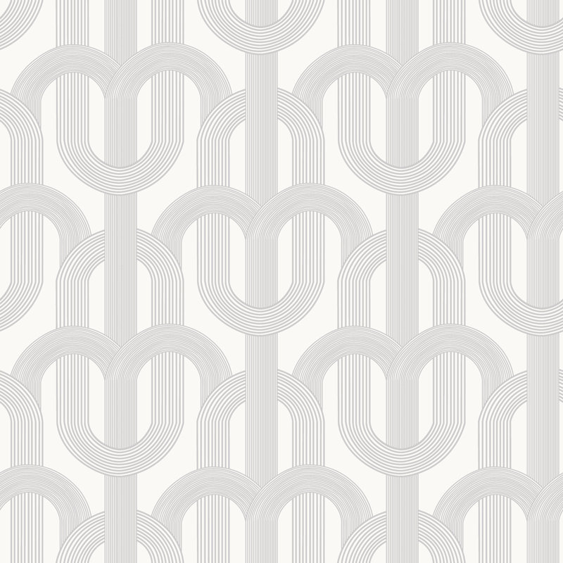 Papier peint auto-adhésif Lattice, gris