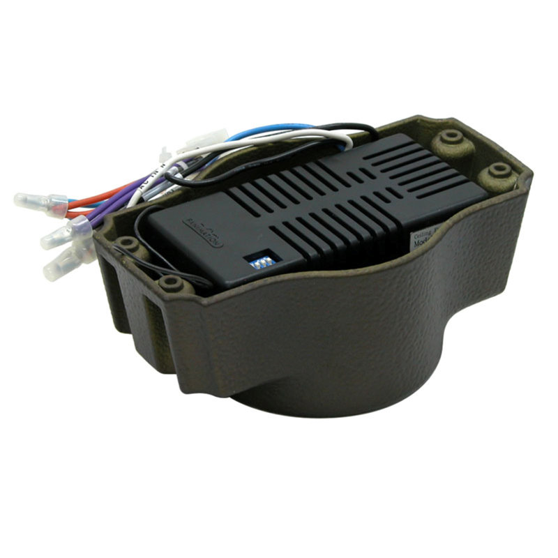 Boîtier de ventilateur de plafond avec interrupteur Palisade, Étain