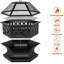 Round Iron Charcoal Fire Pit
