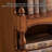 Fine Brown Rubber Wood Solid Wood Bookcase